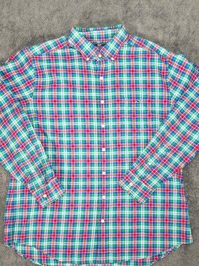 Vineyard Vines Slim Fit Tucker Shirt XL Plaid Button Down